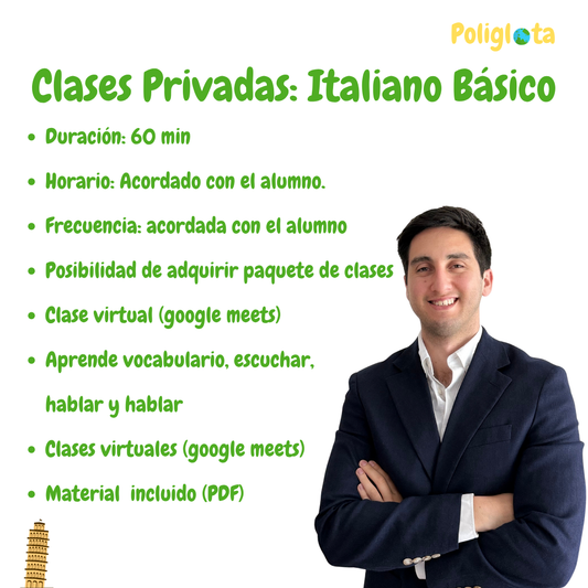 Clase particular : Italiano Básico